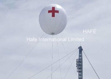 거친 가이드 풍선 채워지는 빨간 Corss 헬륨 - 빛 HMI로 점화