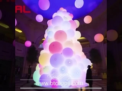 DC / AC 전압 전지 전원 DMX512와 만화 부풀게할 수 있는 비닐 조명