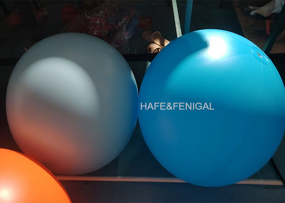 60cm 1m Fully Printed Orange Blue Interactive Balloon Light For Sports Events Carnivals
