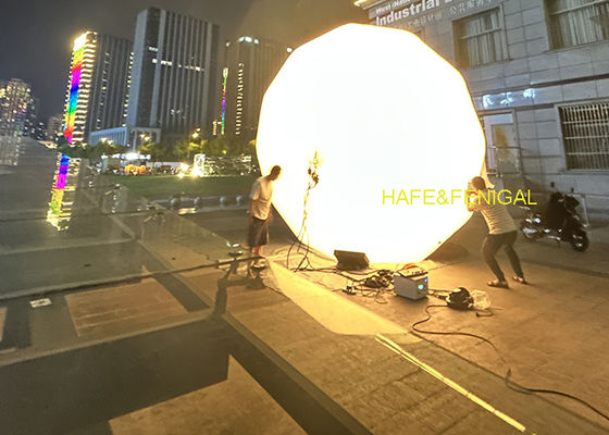 4.8kW Dimmable Super Bright Elliptical LED Film Balloon Light For Architectural Lighting