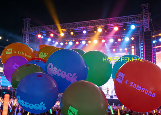 1m Inflatable Crowd Bounce Spheres LED Light Ball For Company Anniversary Celebration
