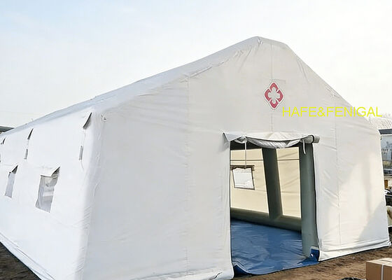 Robust PVC Construction Large Inflatable Medical Tent For Emergency Response