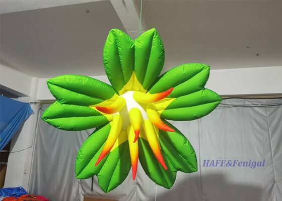 Giant Suspended Inflatable Flowers with Customizable Diameter 1m-8m, Layered Petal Design, and Lightweight Suspension for Events