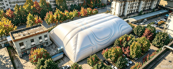 Inflatable Air Tent Portable Inflatable Shelter Providing Protection and Visibility for Outdoor Advertising and Events