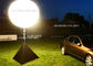Battery Power Inflatable Led Light With DC200W Pearl LED For Outside Seaside Events
