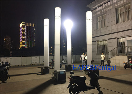 야외 건설 및 행사에서 빠른 조립을 위해 1150W 금속 하라이드 램프와 함께 가벼운 펌플 라이트 타워