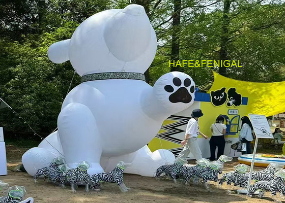 레이온 이벤트 마케팅 상호 작용을 위한 커스텀 거대 풍선 만화 개 풍선
