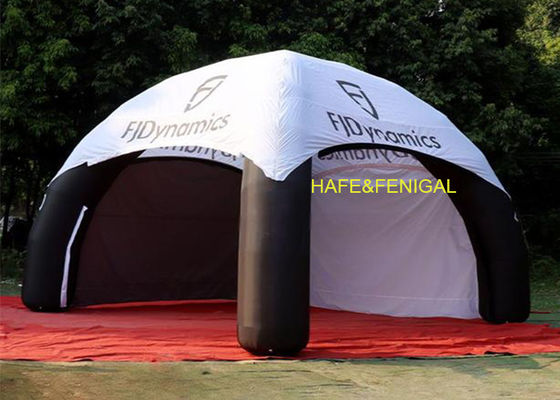 4m Black Inflatable Spider Tent As Temporary Retail Spaces Pop-Up Shops Customizable Branding Options