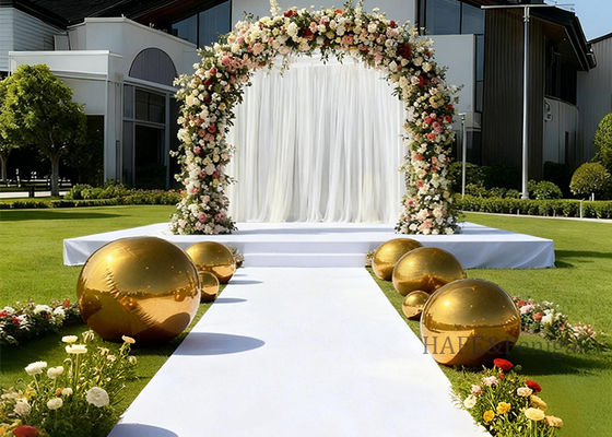 팽창식 PVC 미러 마감 풍선 우주 대기 장식