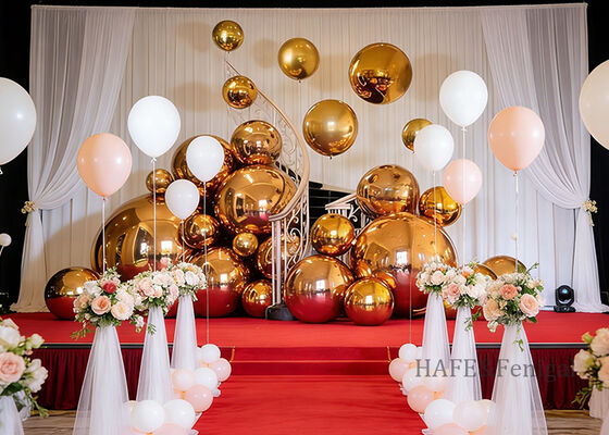 컬러 미러 반사판 PVC 미러 구형 액티브 장식