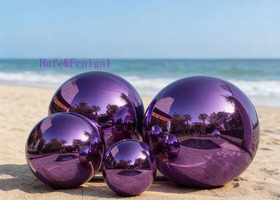 시각적 장식 및 전시를 위한 금속 광택 대형 풍선 거울 구체