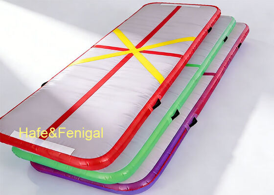 DWF 부풀이 체육관 매트 10cm 두께 프로 에어 트랙 체조, HIIT & 학교 PE