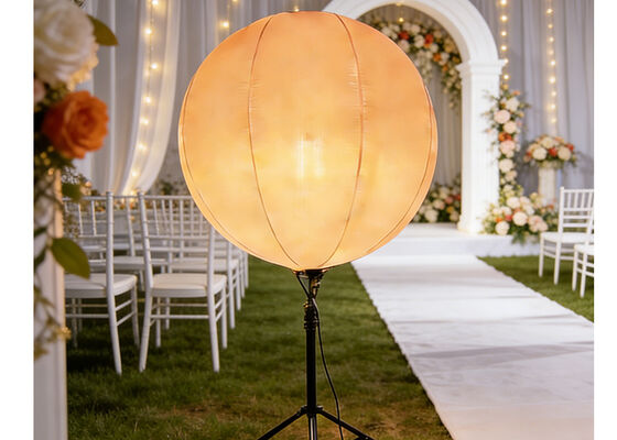 400W DMX 제어 팽창식 LED 조명 풍선 (맞춤 로고 포함, 야외 행사용)