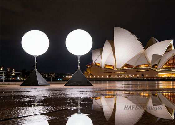 펄 200W LED 벌룬 라이트, 높이 0.9m ~ 1.6m 이벤트 조명 및 장식에 적합