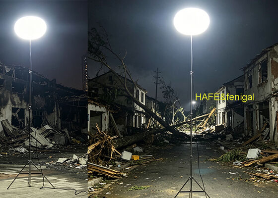 Sun LED80DC AP 벌룬 라이트 - 12,000 루멘 및 무소음 작동의 80W LED 휴대용 구조 조명