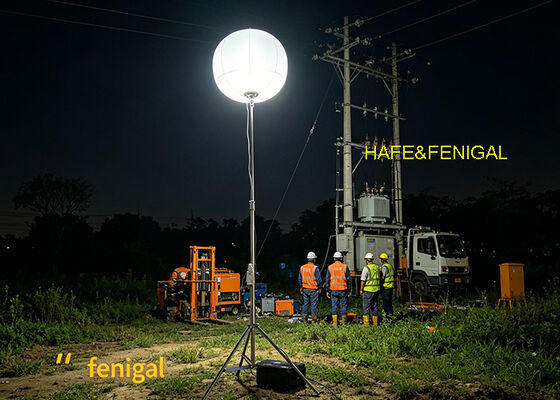 400W 배터리 구동 LED 풍선등 (무소음 오프그리드 작업용)