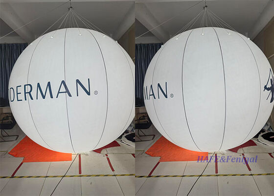 Custom Inflatable Advertising Balloon with Optional Internal Illumination and Lightweight Suspended Structure for Events