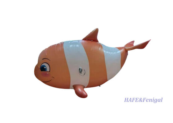 제로 안정화 비행 제어 및 가벼운 PP + PA 알루미늄 필름과 함께 사용자 지정 원격 제어 비행 클로운피시 헬륨 공기선